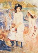 Pierre Renoir Children on the Seashore, Guernsey china oil painting artist